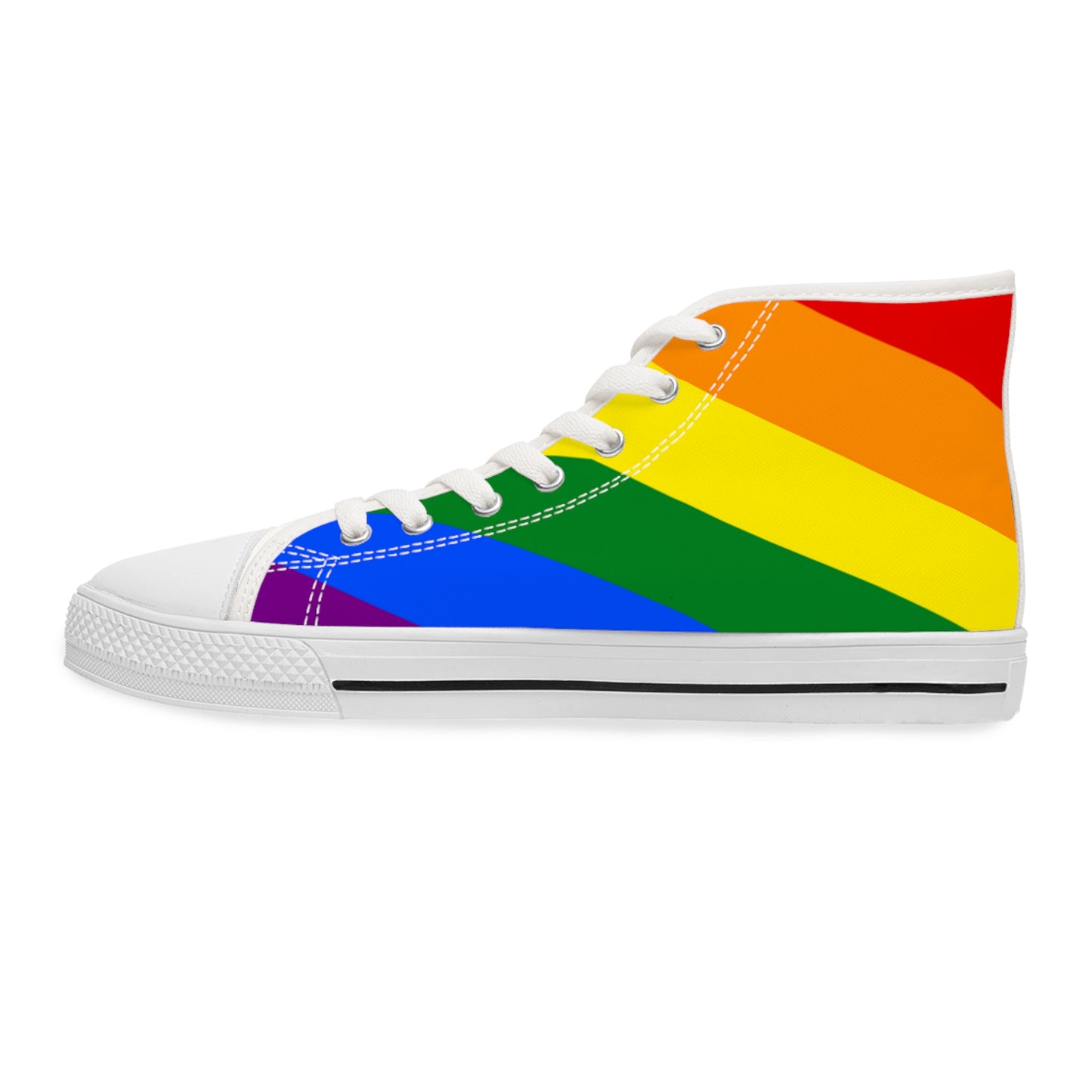 Zapatillas mujer caña alta tipo Converse / LGBTQ