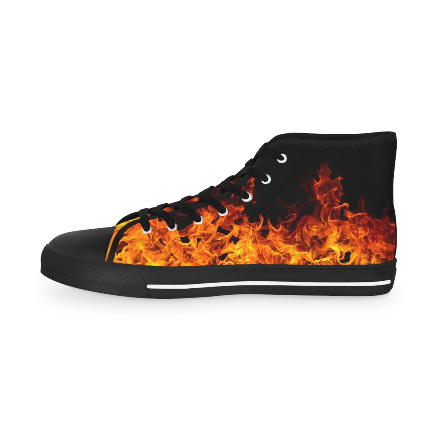 Men's High Top Sneakers - Fire #1