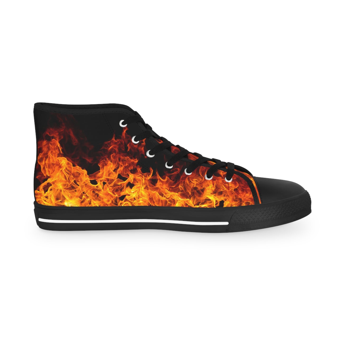 Men's High Top Sneakers - Fire #1